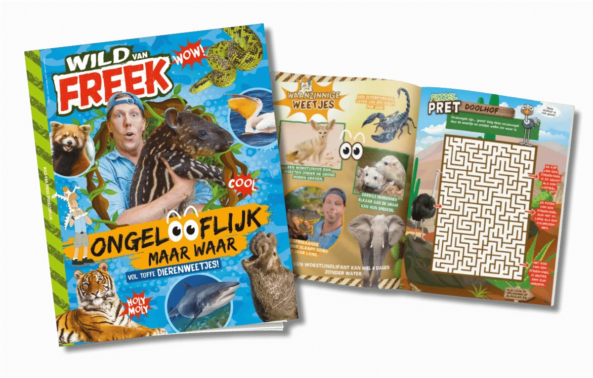 Vakantieboek Wild van Freek 2026